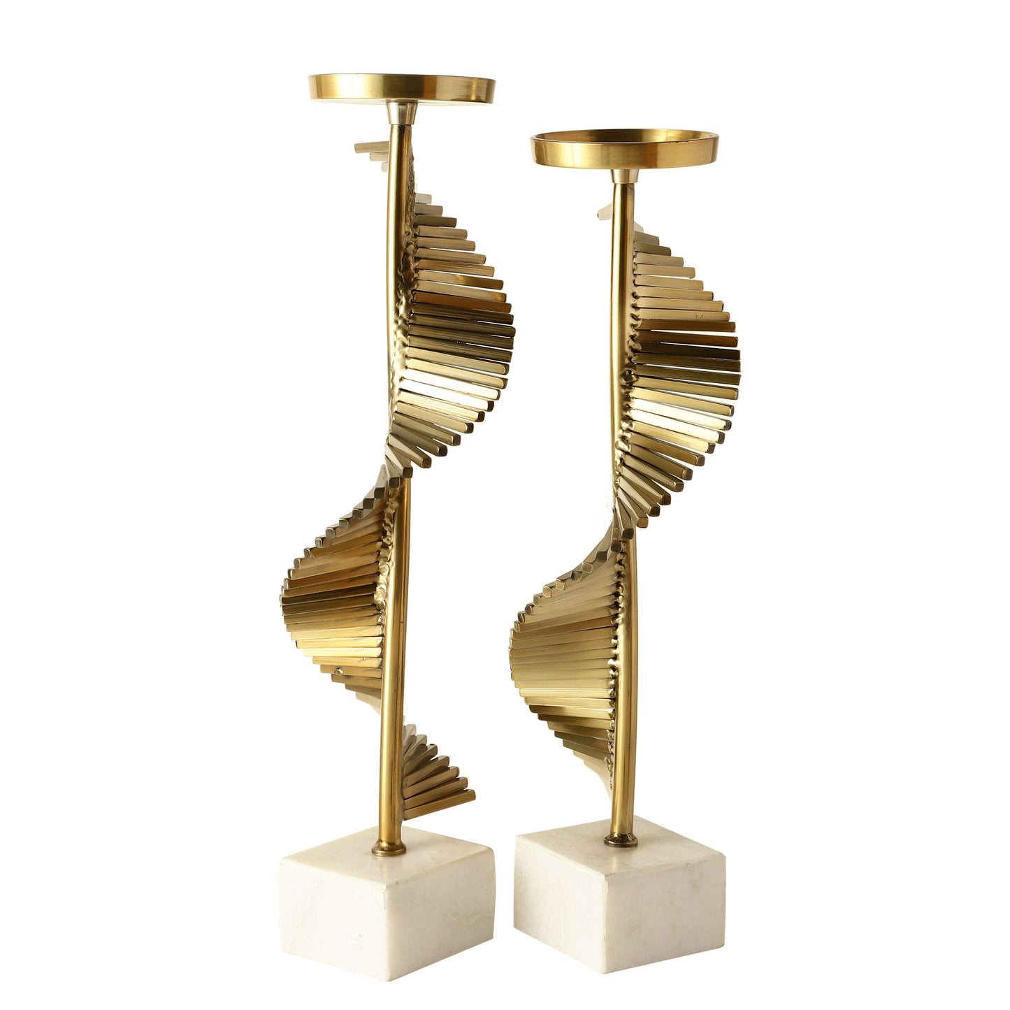 Scarlett Gold Candleholders Set of 2