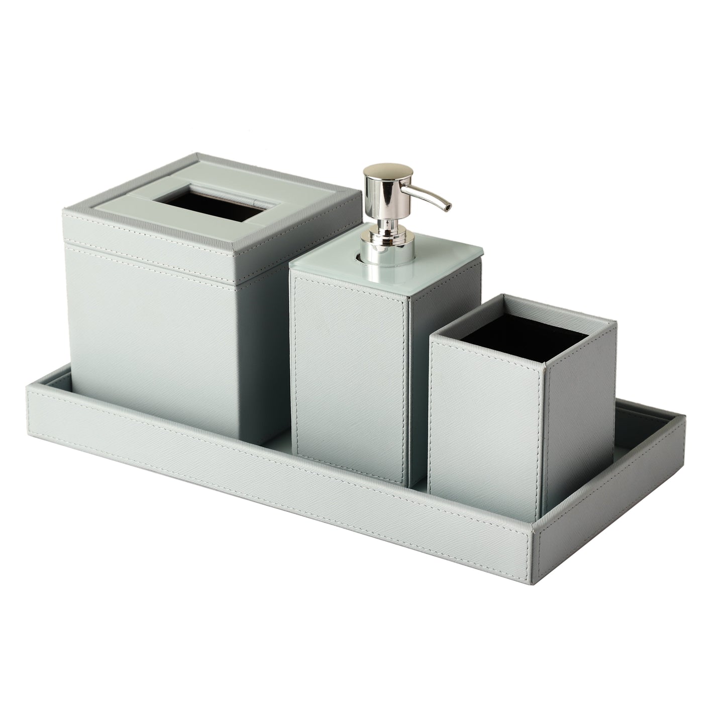 Azure Ice Blue Bathroom Set