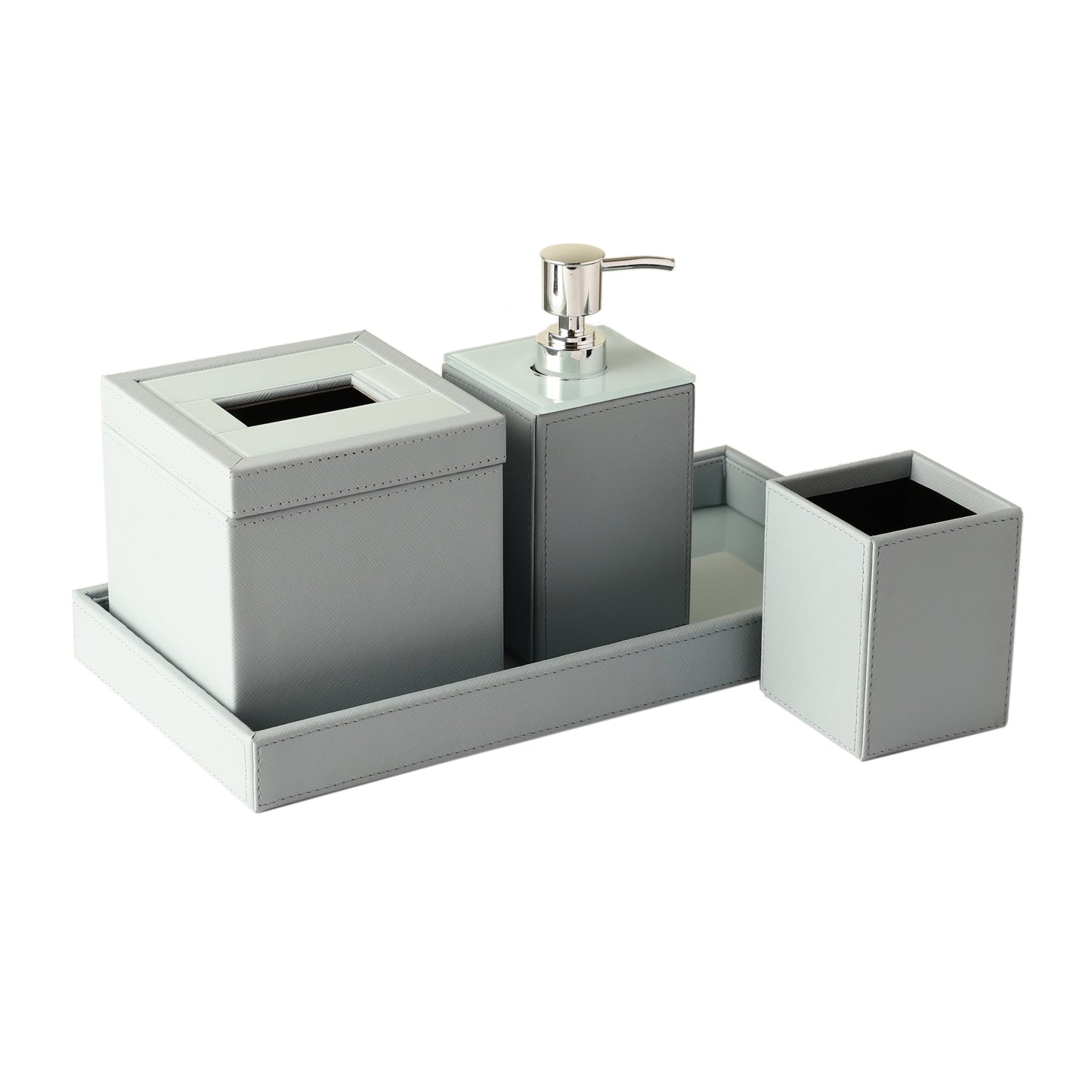 Azure Ice Blue Bathroom Set