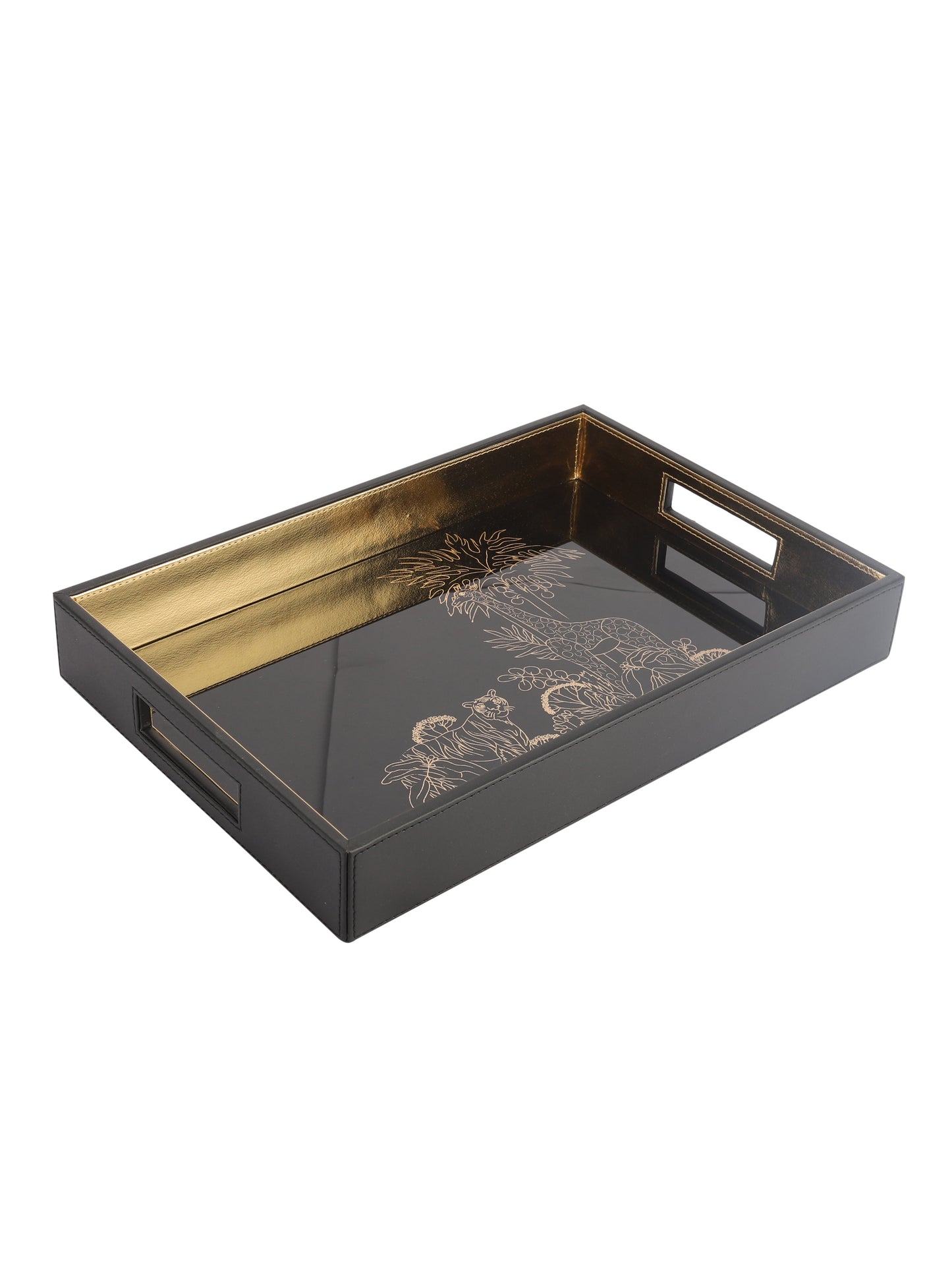 Savannah Jungle Scenery Rectangle Tray