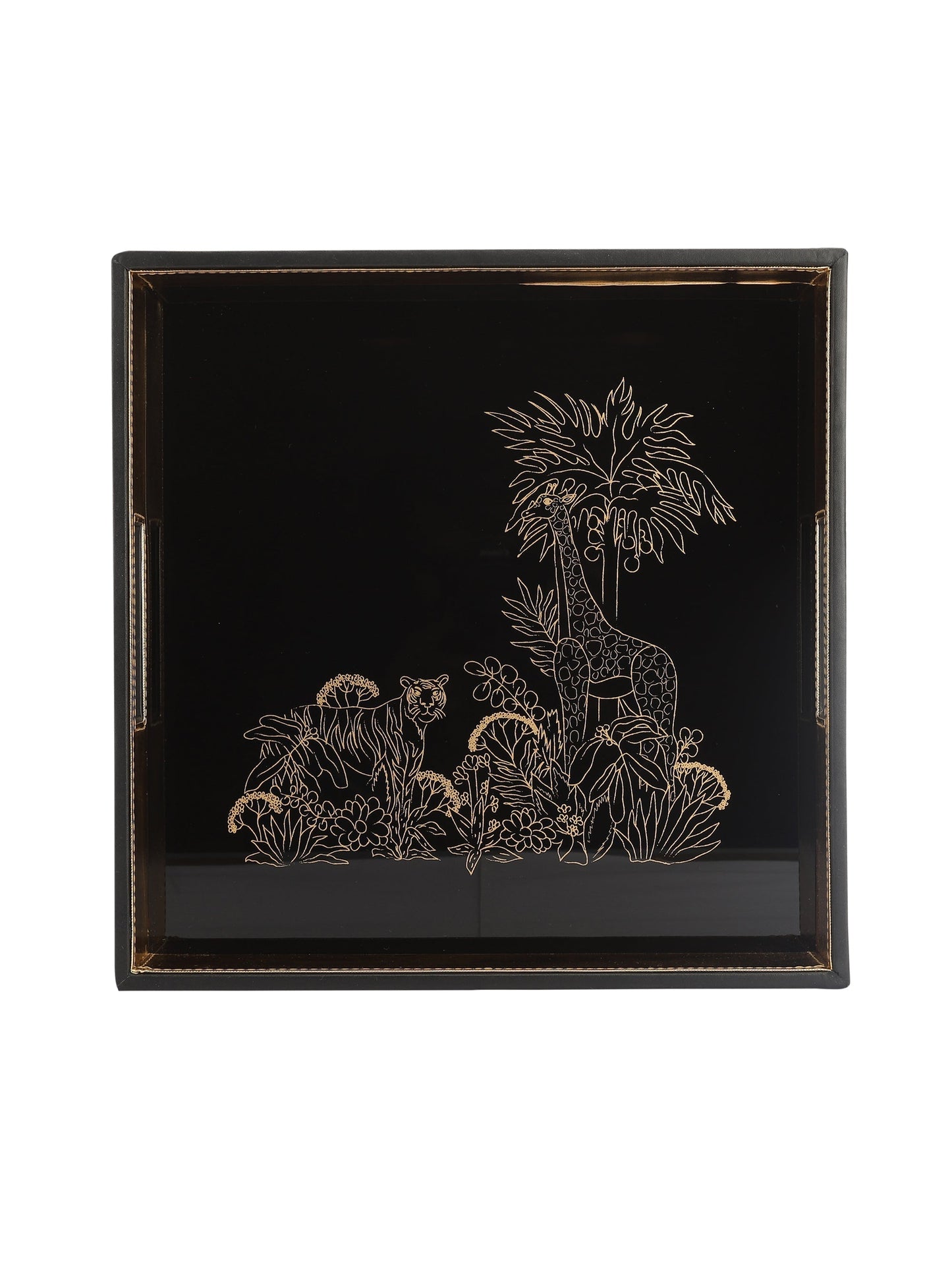 Savannah Jungle Scenery Square Tray