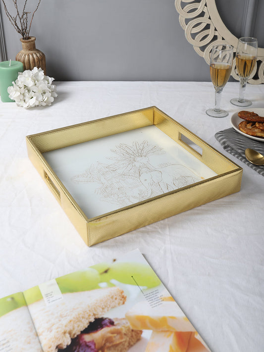 Kipling Animal Scenery Square Tray