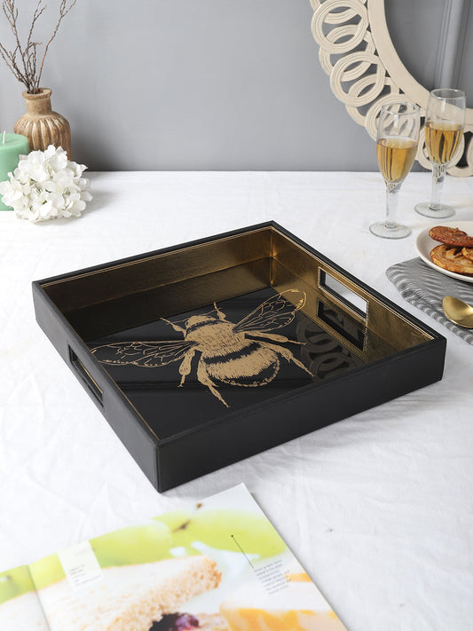 Aster Bumble Bee Square Tray