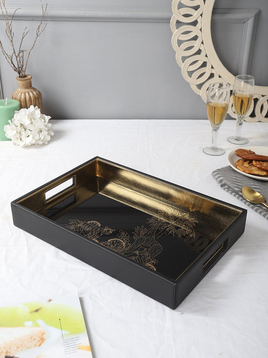 Savannah Jungle Scenery Rectangle Tray