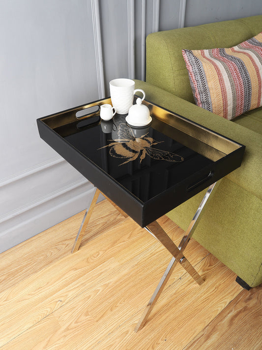 Aster Bumble Bee Butler Tray Table