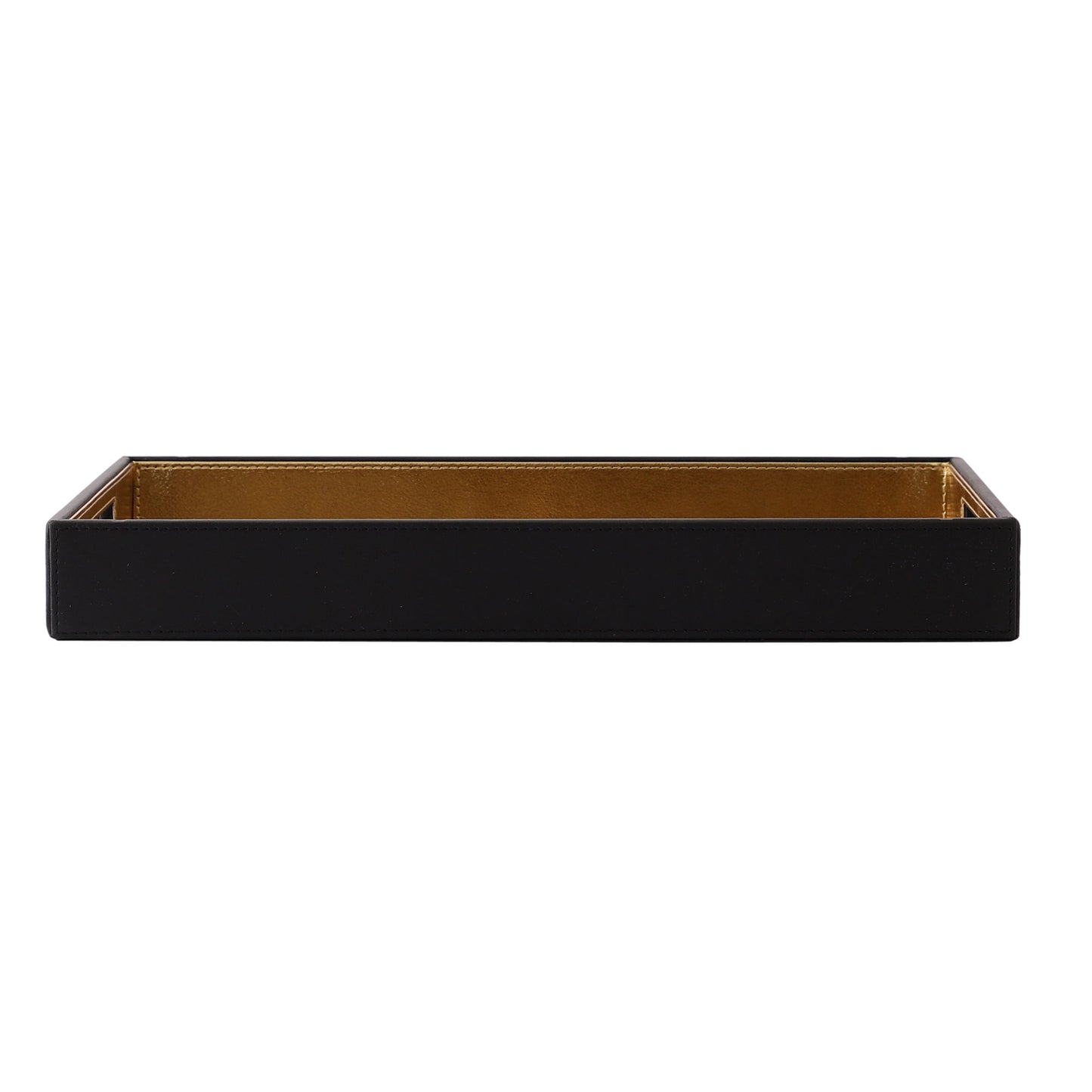 Azalea Dragonfly Black & Gold Rectangle Tray