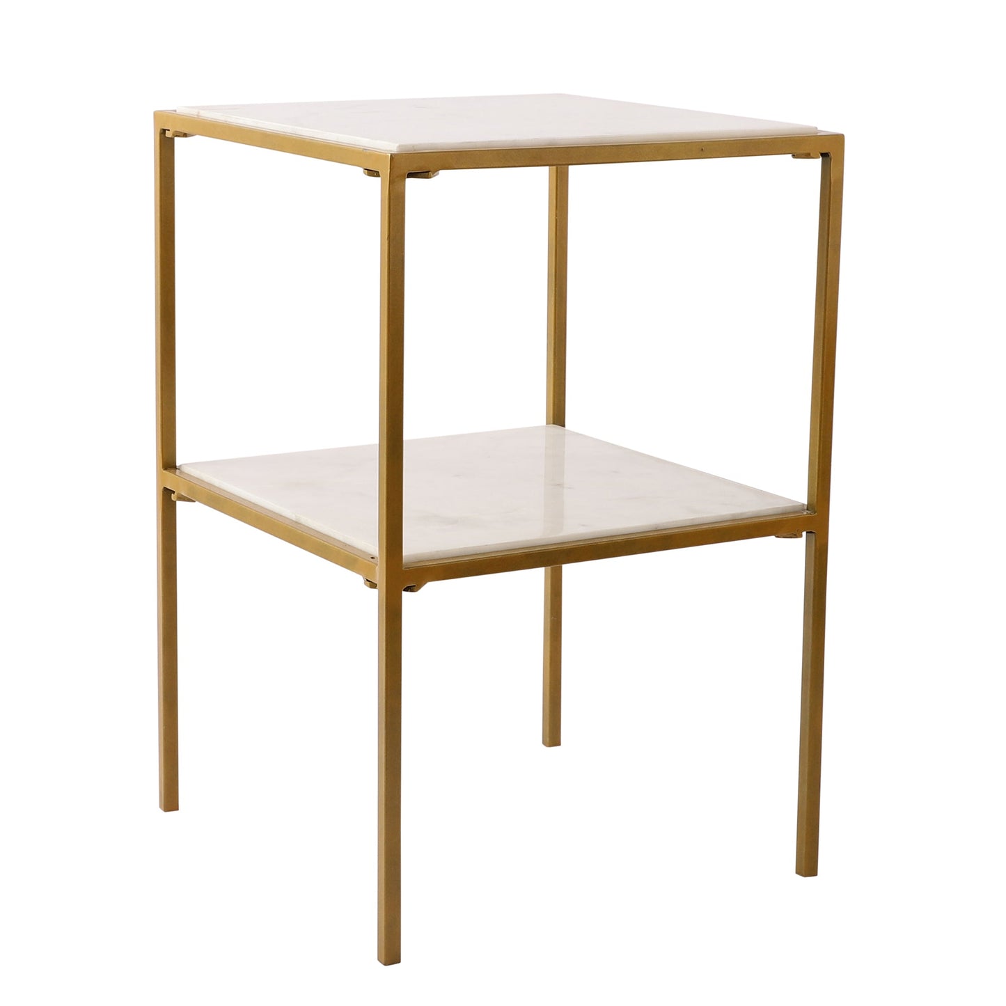Sia Dual Marble Accent Table
