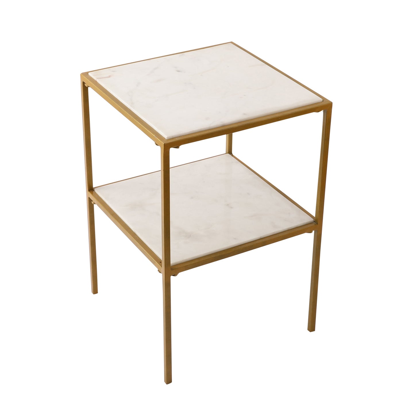 Sia Dual Marble Accent Table