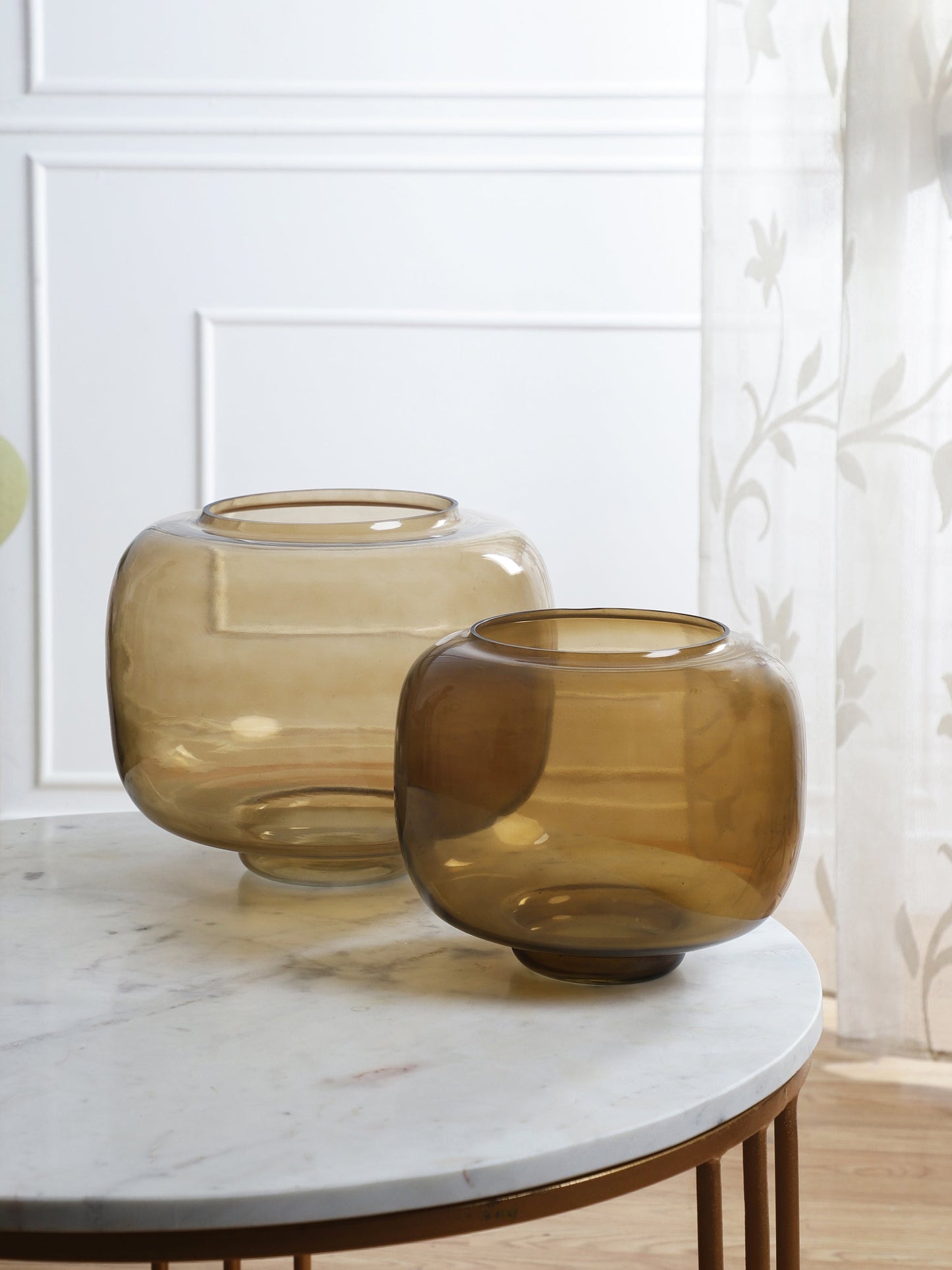 Hailey Gold Lustre Vases Set of 2