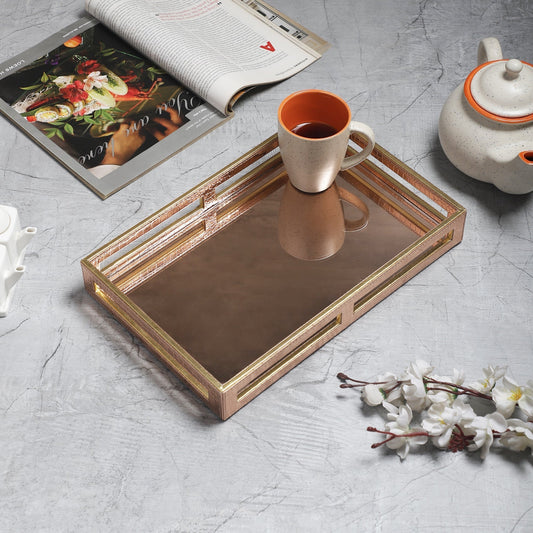 Elena Rose Gold Tray
