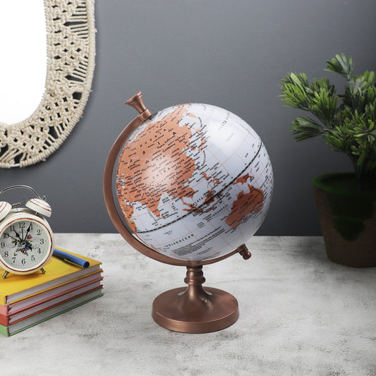 Vienna Laminated Rose Gold Globe