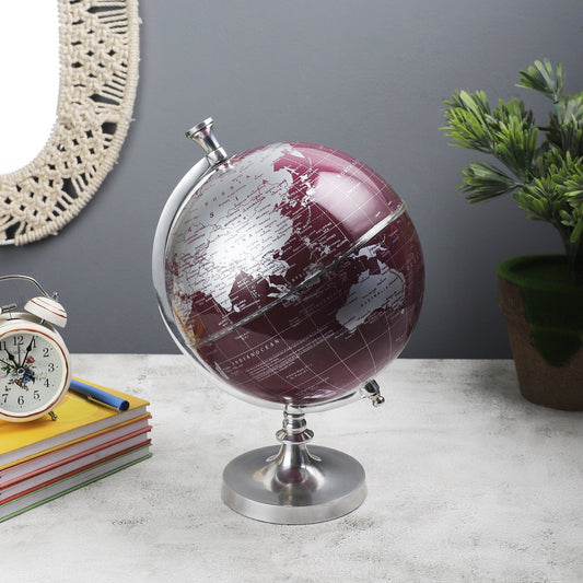 Marseille Laminated Maroon Globe