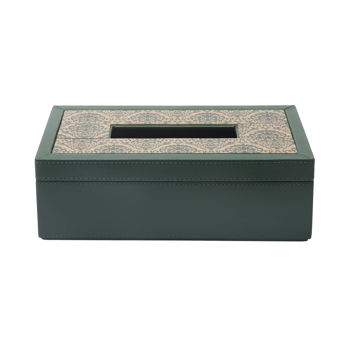 Comorin Green & Gold Tissue Box