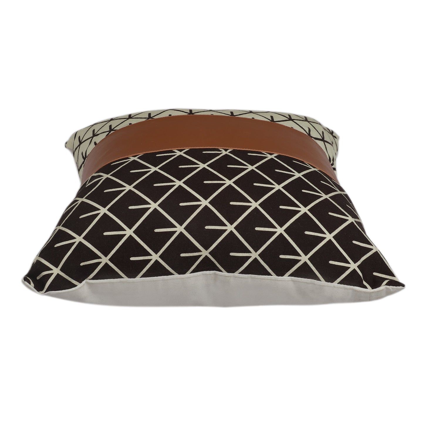 Seanna Tan & Cream Cushion