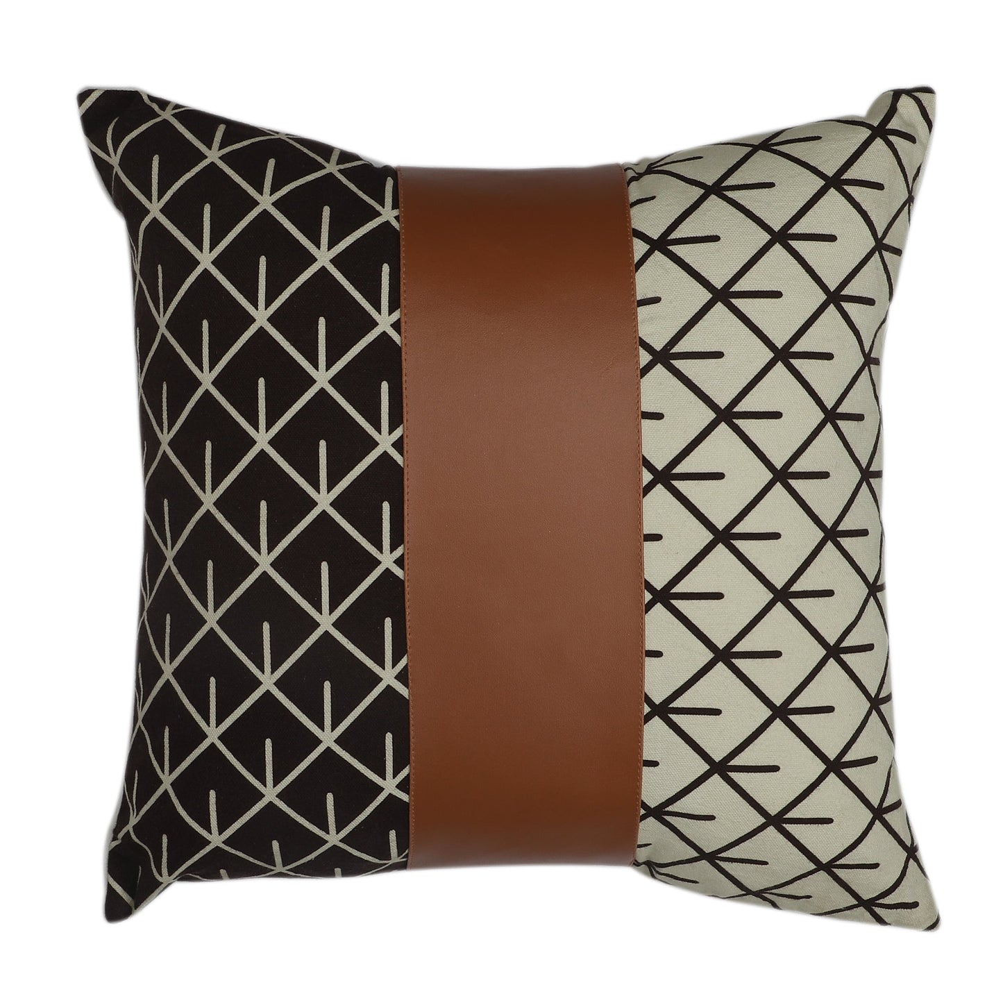 Seanna Tan & Cream Cushion