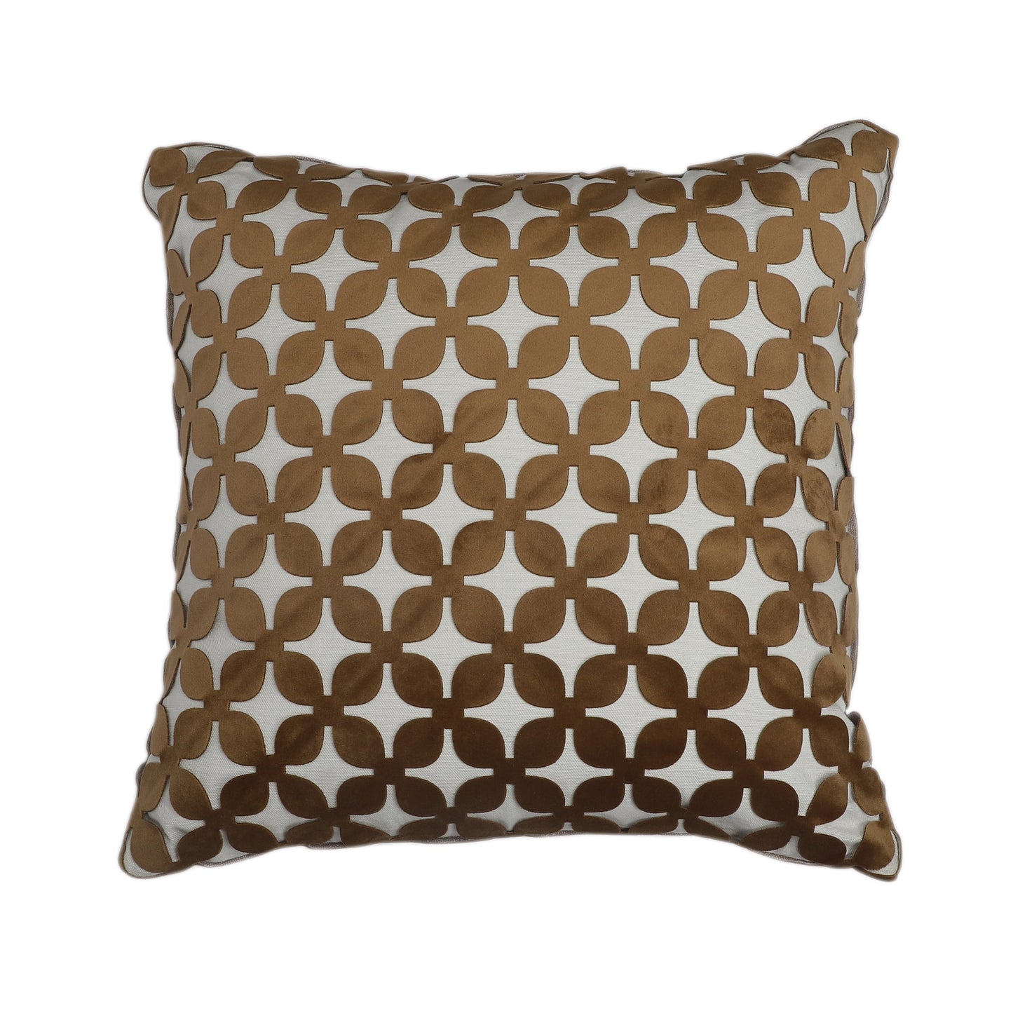 Inara Gold Laser Cut Cushion