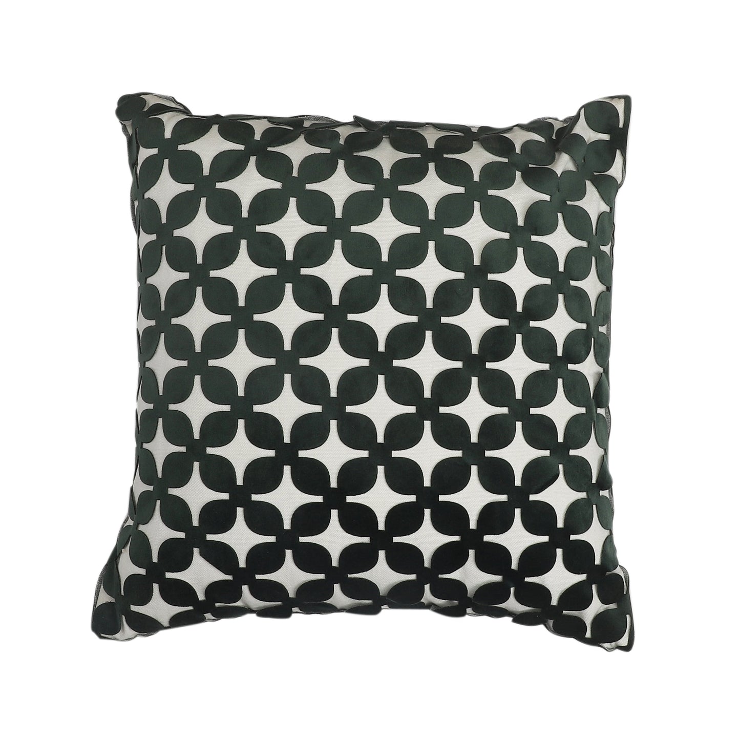 Ayra Ivy Green Laser Cut Cushion