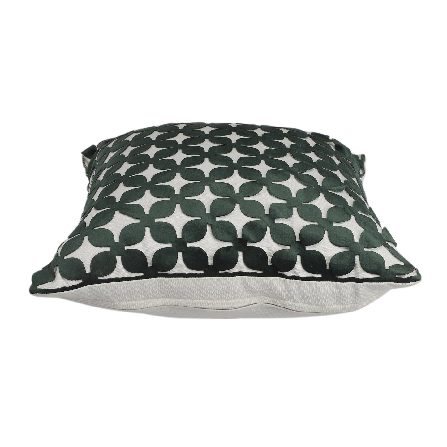 Ayra Ivy Green Laser Cut Cushion
