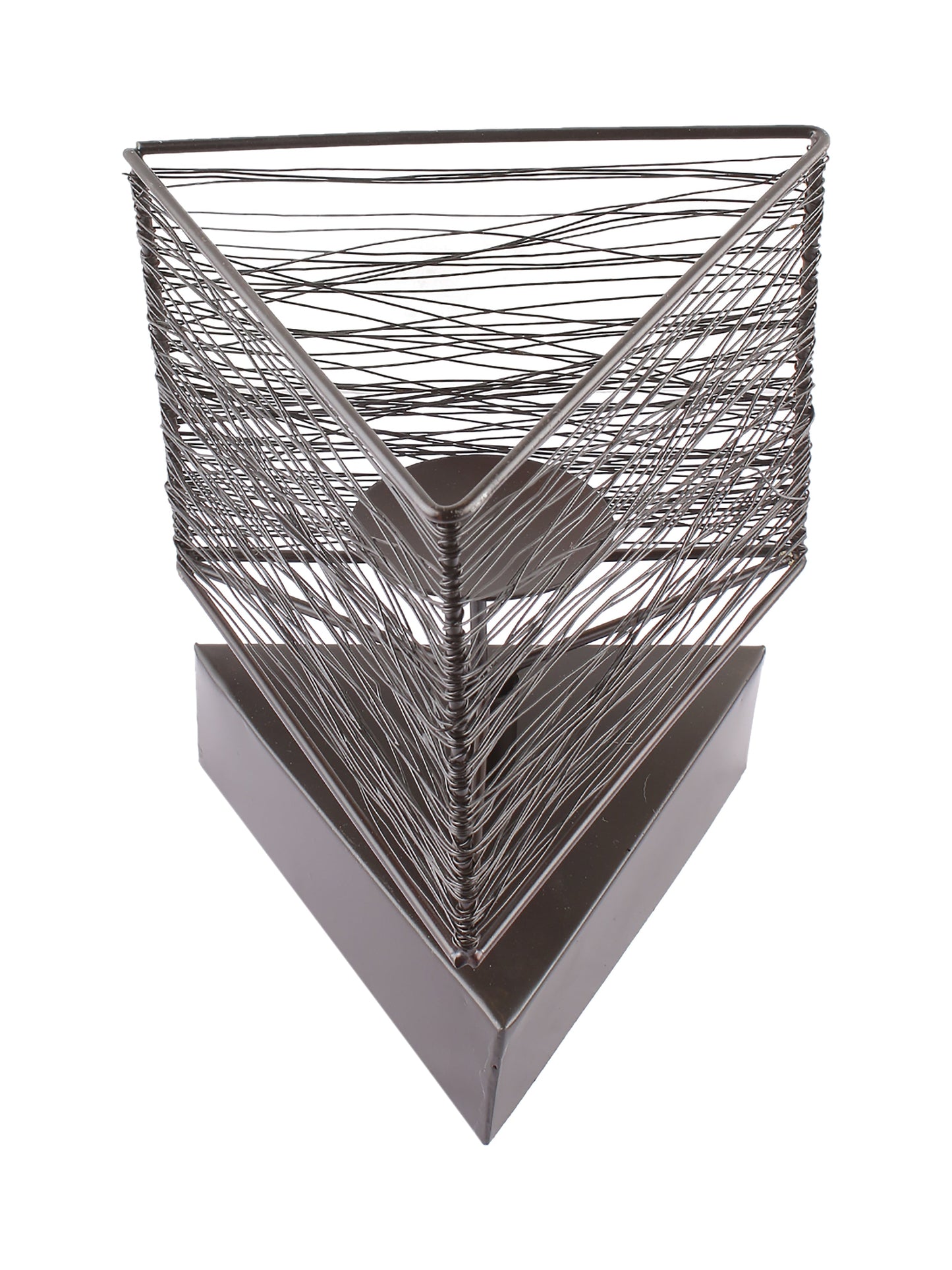 Geo Triangle wire candlestand