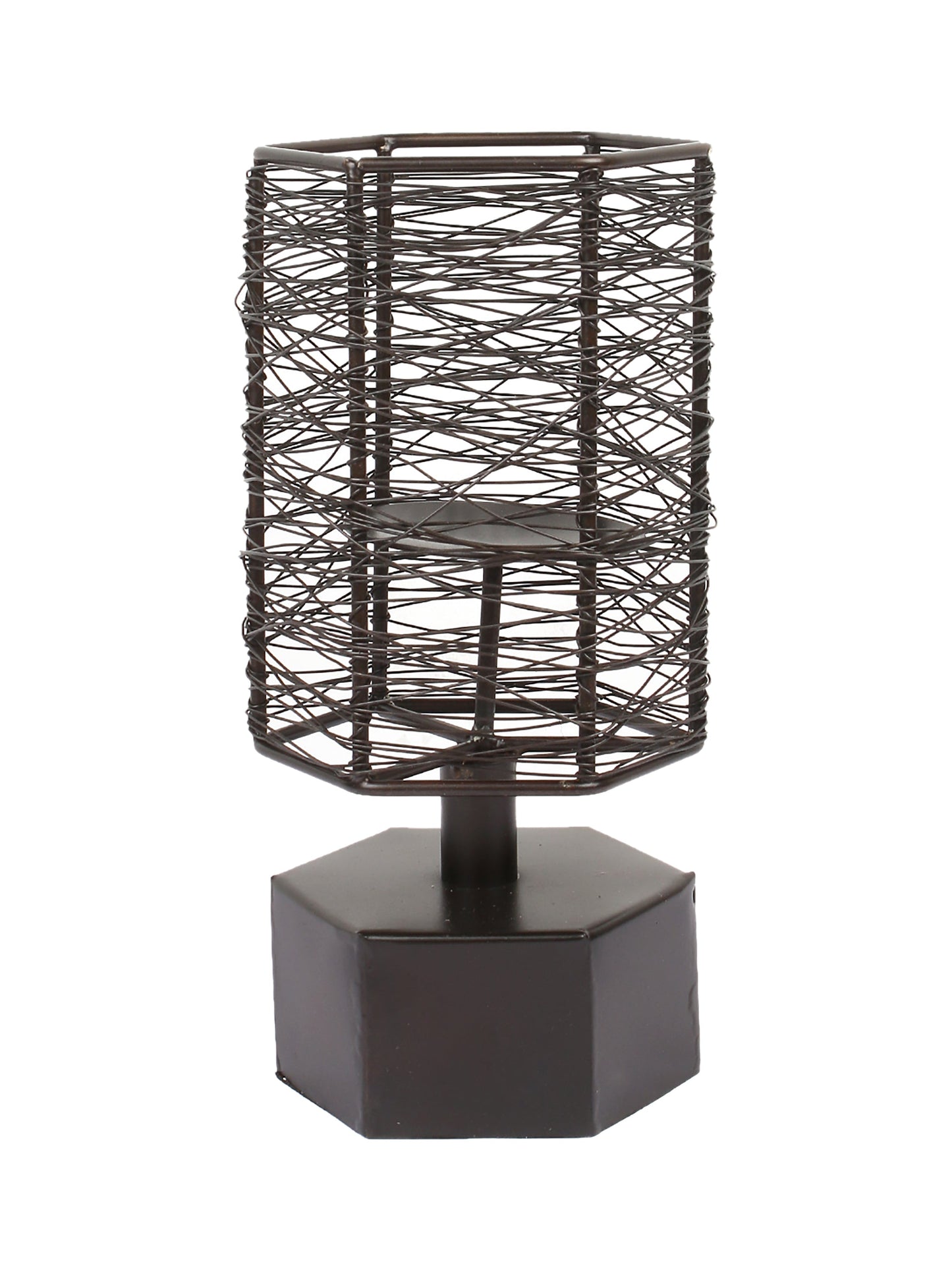 Geo Hexa wire candlestand