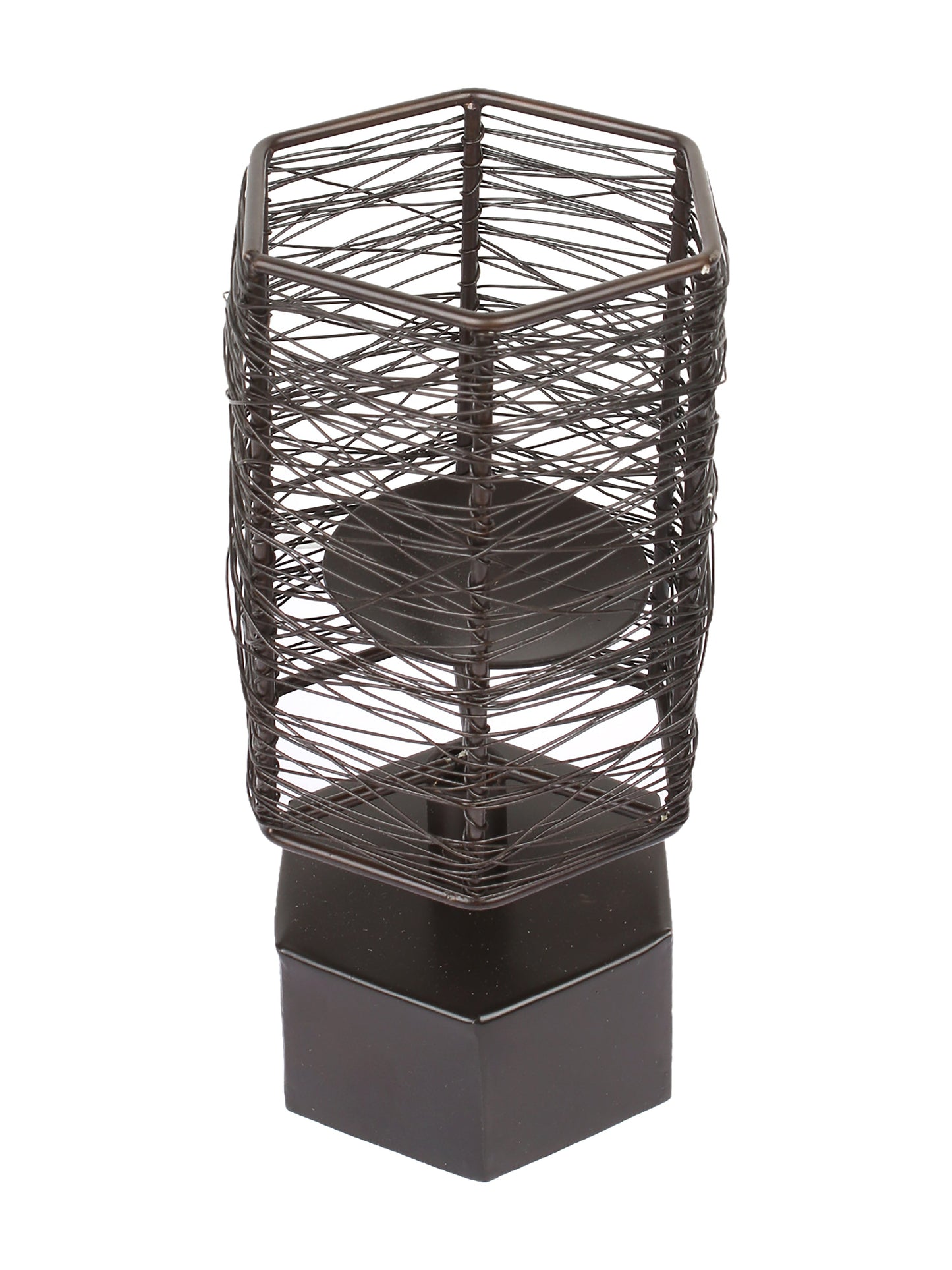 Geo Hexa wire candlestand