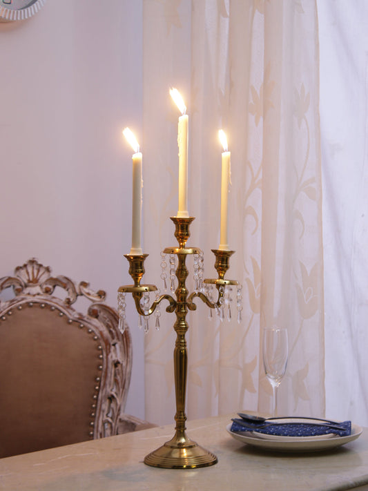 Roosevelt 3 Lite Jewelled Candleholder