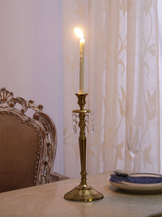 Roosevelt Jewelled Taper Candleholder