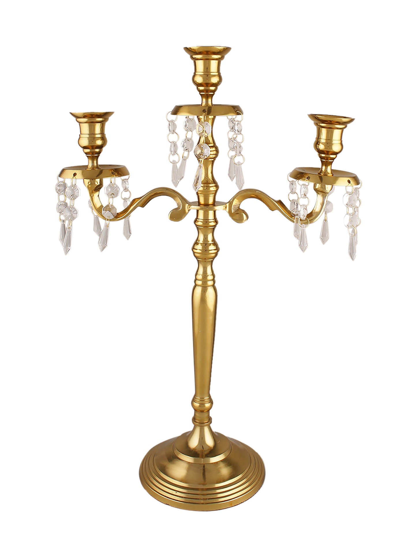 Roosevelt 3 Lite Jewelled Candleholder