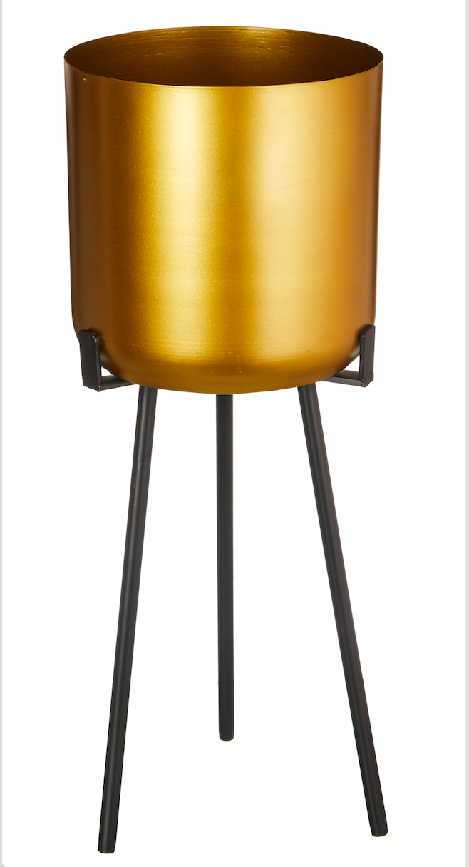 Davis Black & Gold Planter