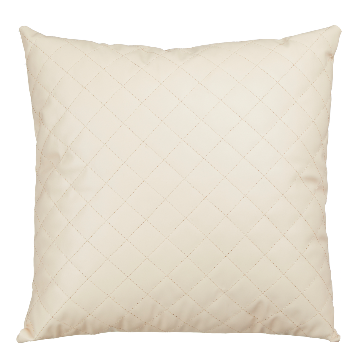 Ivory Diamond Pattern Cushion