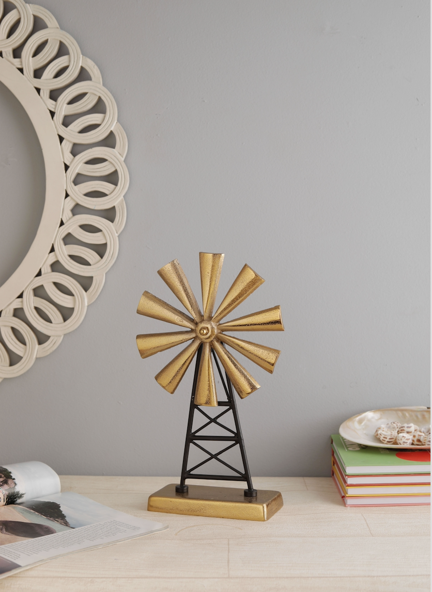 Windmill Decorative Accent Set of 2