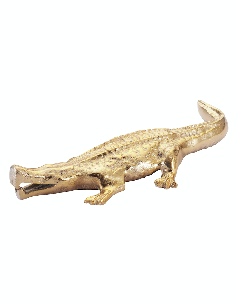 Alligator Decorative Gold Accent