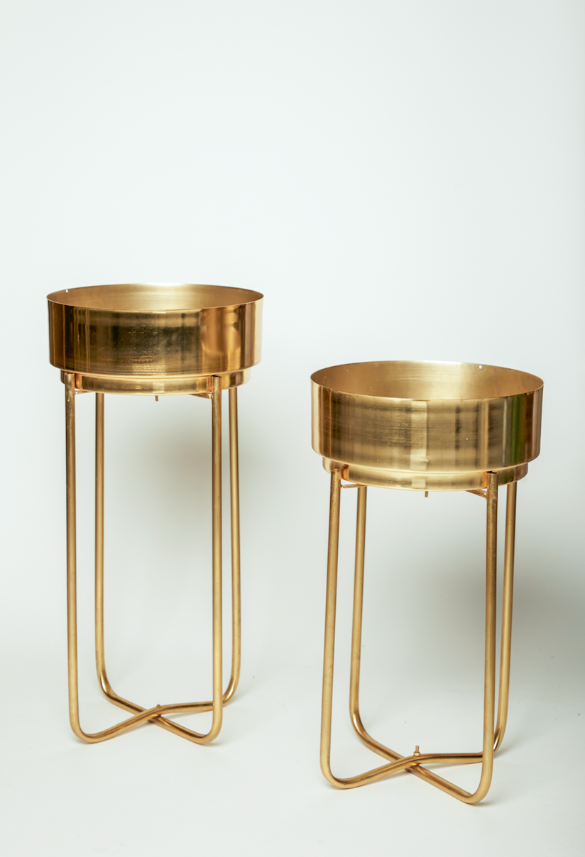 Malmo Gold Planter