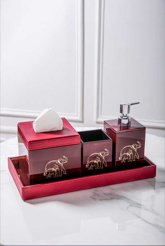 Clover Elephant Bathroom Set