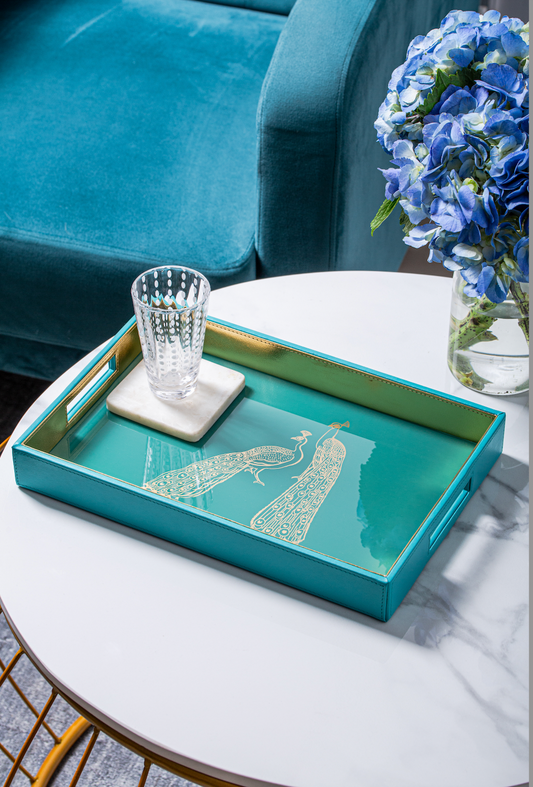 Bailey Peacock Rectangle Tray