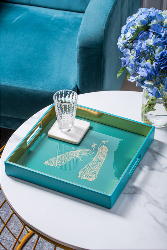 Bailey Peacock Square Tray