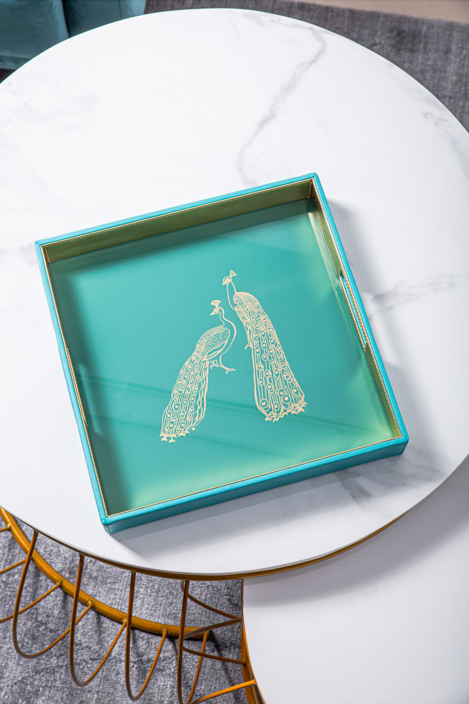Bailey Peacock Square Tray