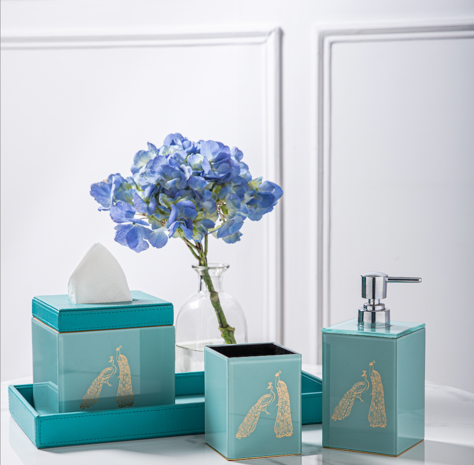 Bailey Peacock Bathroom Set