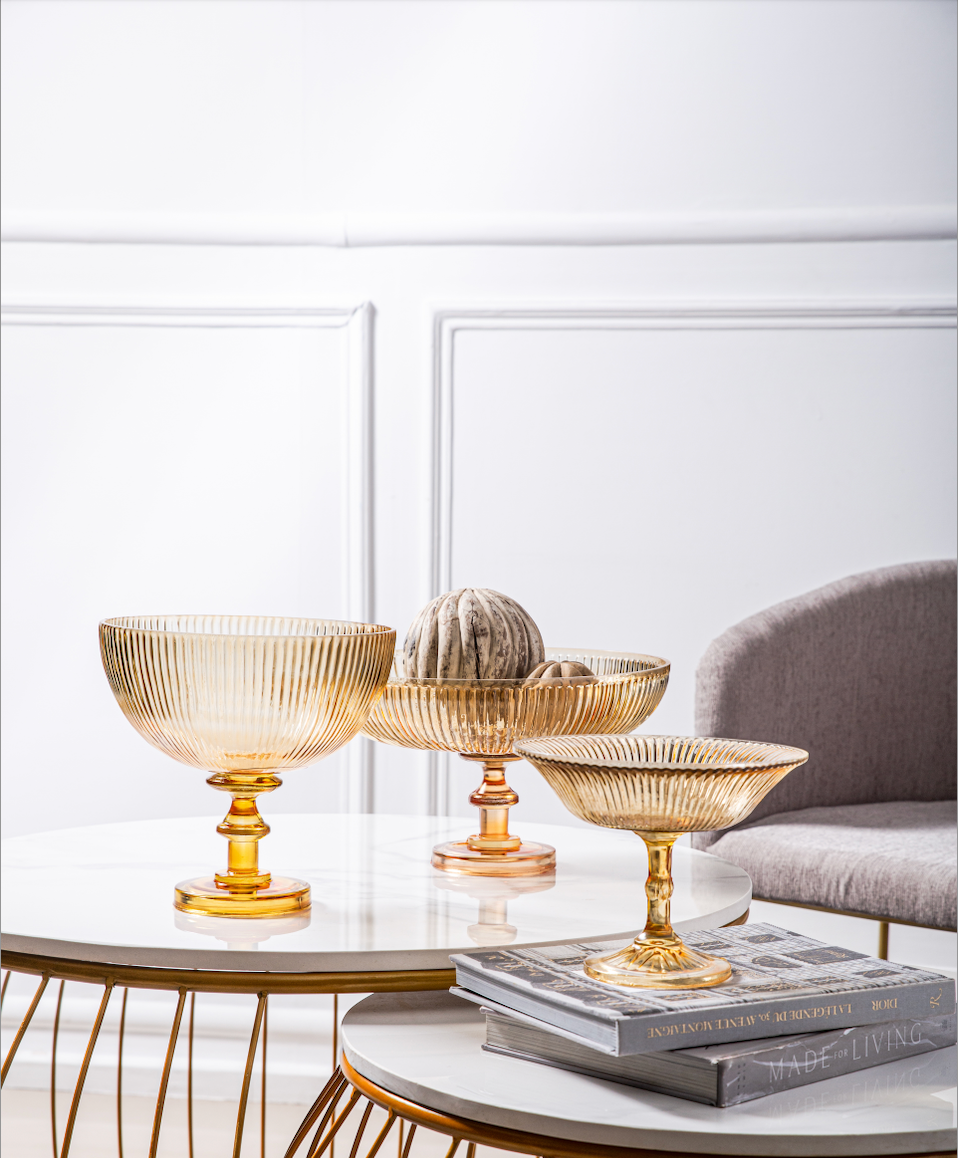Alina Gold Luster Decorative Bowls