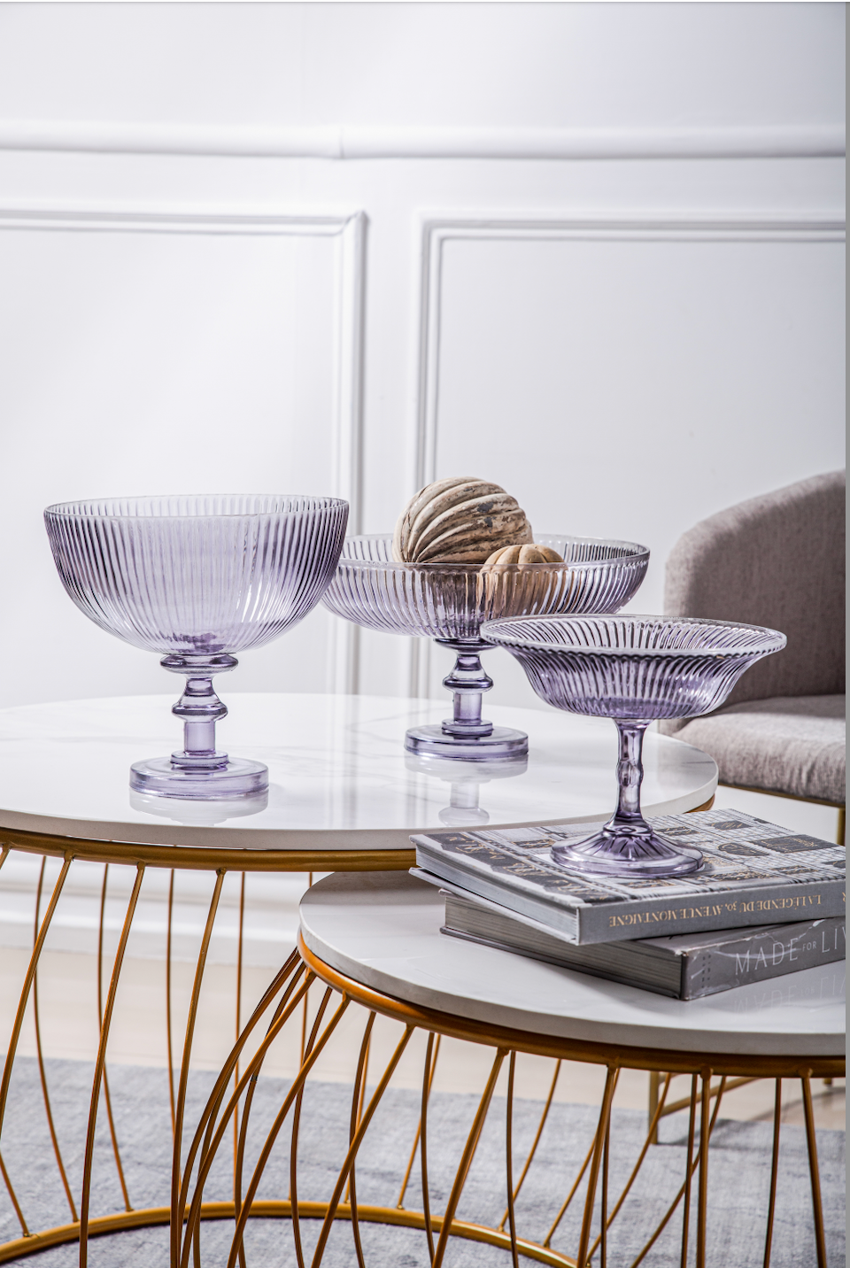 Ellis Grey Luster Decorative Bowls