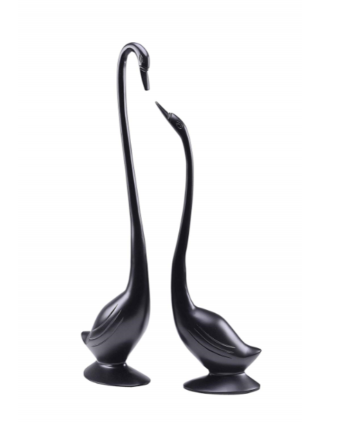 Black Daffy Swan set of 2