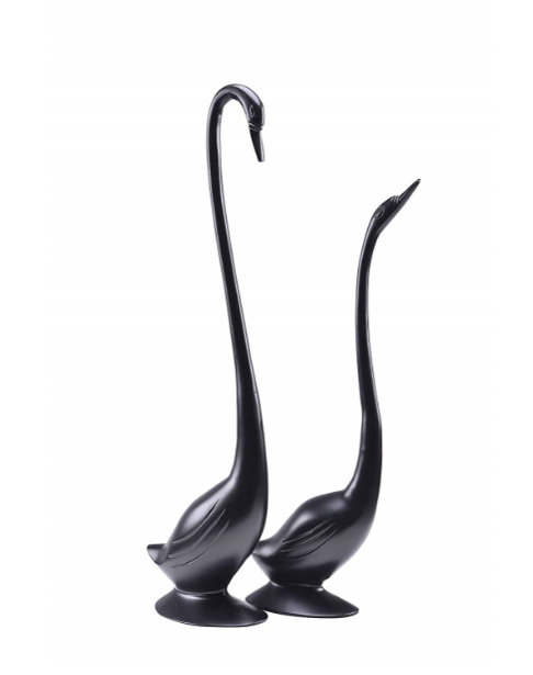 Black Daffy Swan set of 2