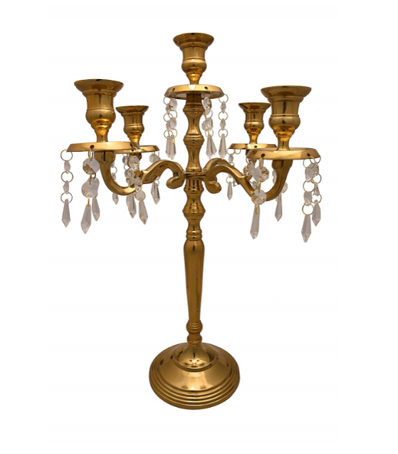 Roosevelt 5 Lite Jewelled Candleholder
