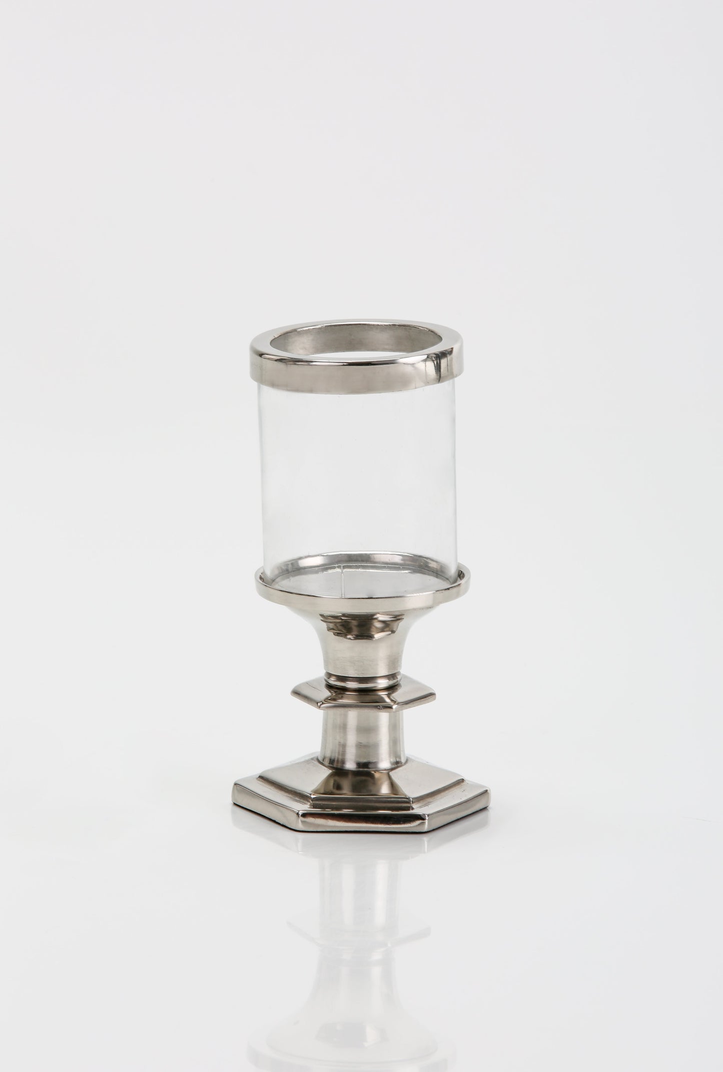 Xeno Mini Hurricane Candle Stand Hexagonal
