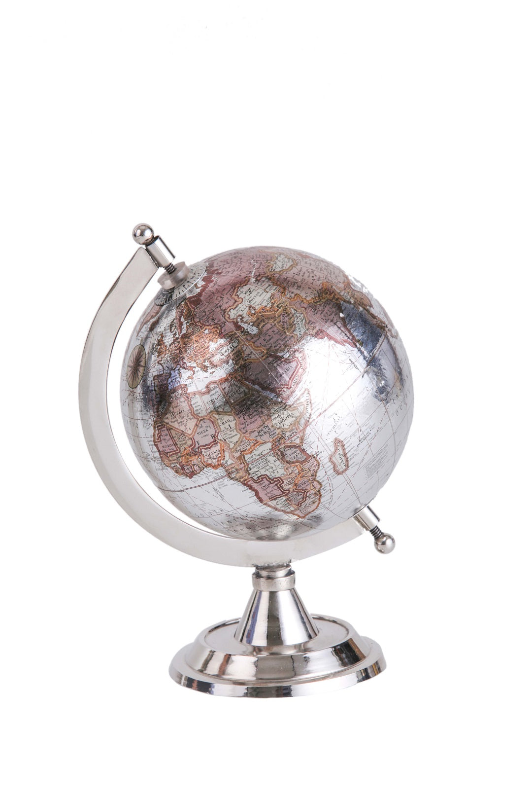 Drake Metallic Silver Globe