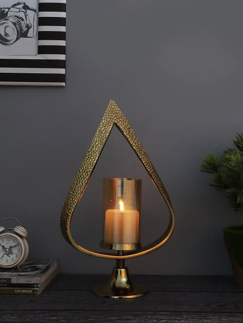 Bella Gold Hammered Hurricane