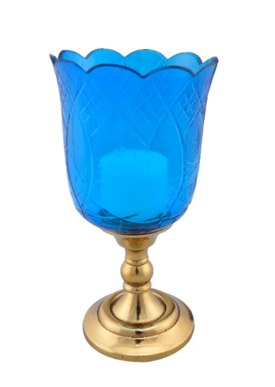 Fleur D'Lis Hurricane Amber Nickel Base