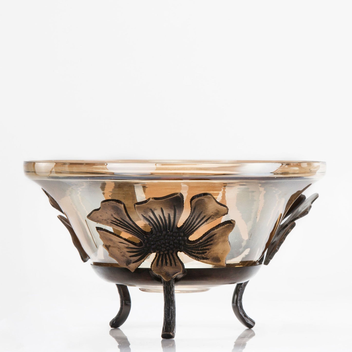 Daisy Brass Bowl