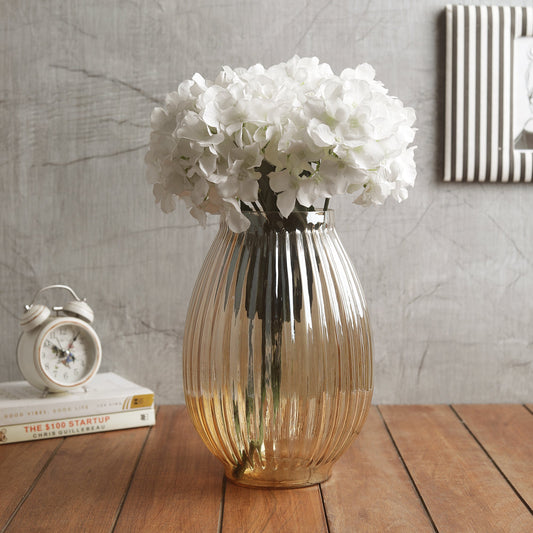 Ariana Gold Luster Glass Vase
