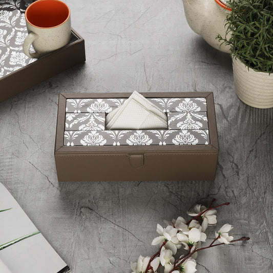 Coonoor Beige Tissue Box